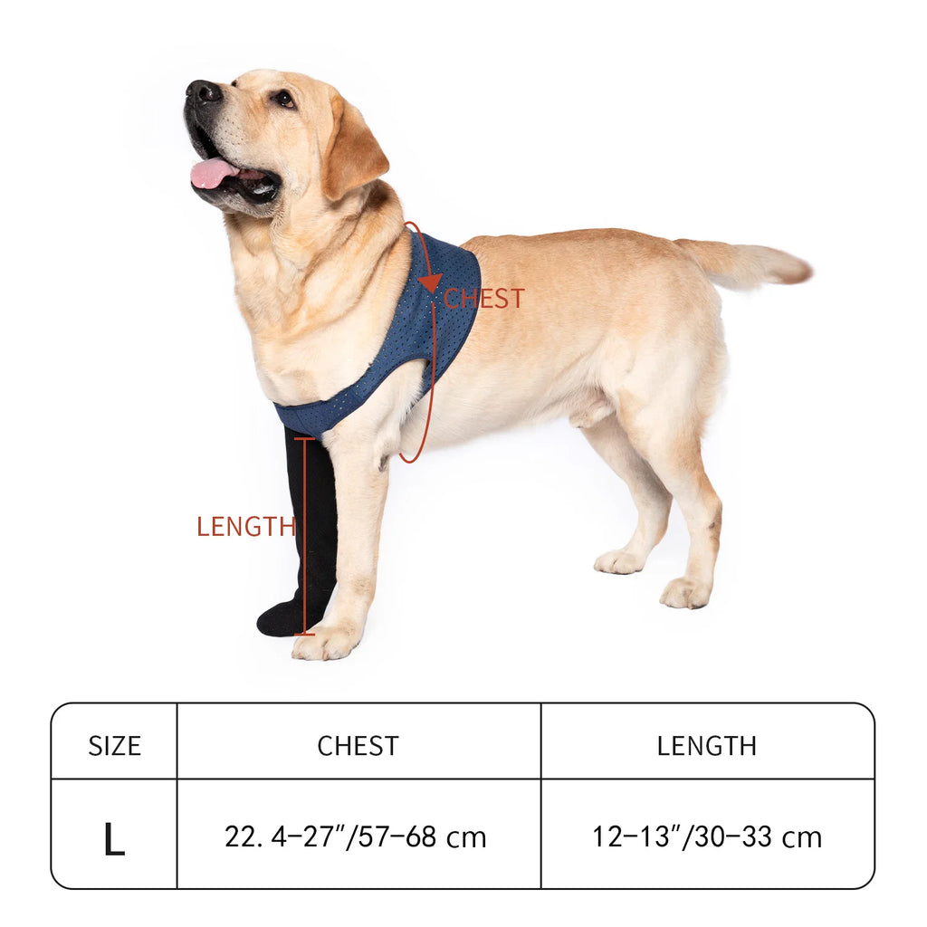 Chaussettes Protéctrices pour Chien – Anti-Léchage, Antidérapantes, M à 3XL