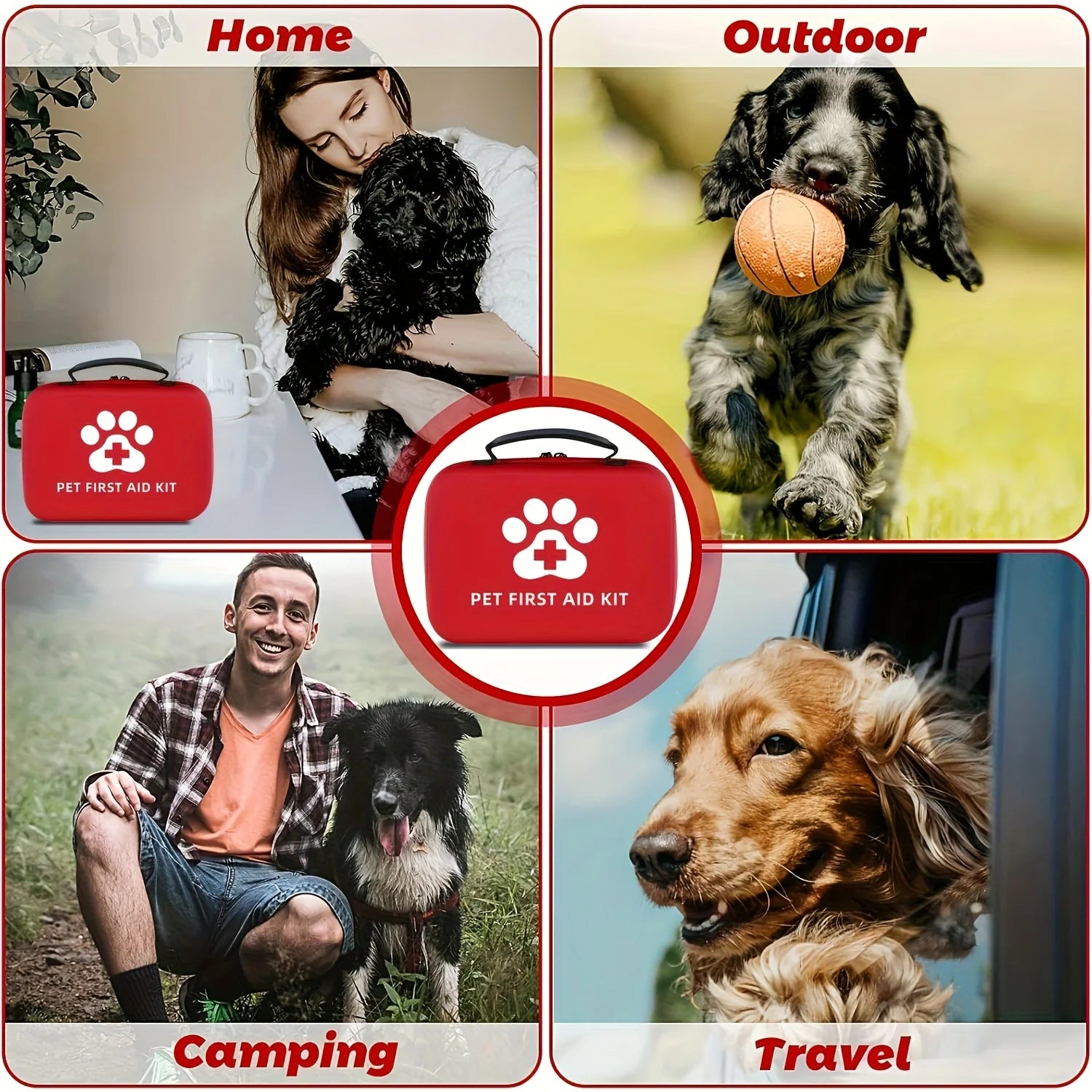 Trousse de Premiers Secours Chien et Chat – Portable, Camping & Randonnée