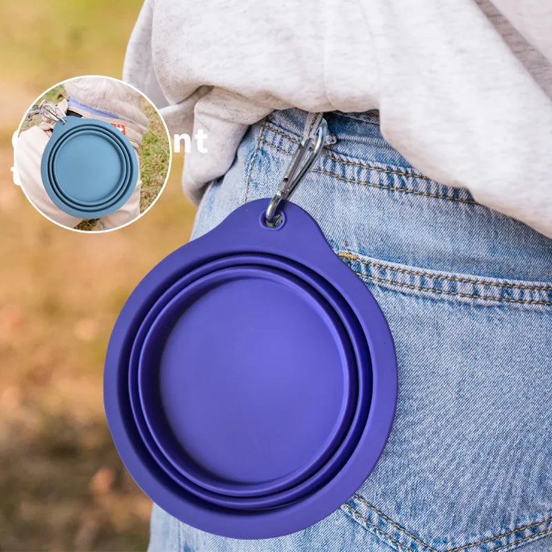 Bol Pliable Portable pour Chien – Gamelle de Voyage Légère