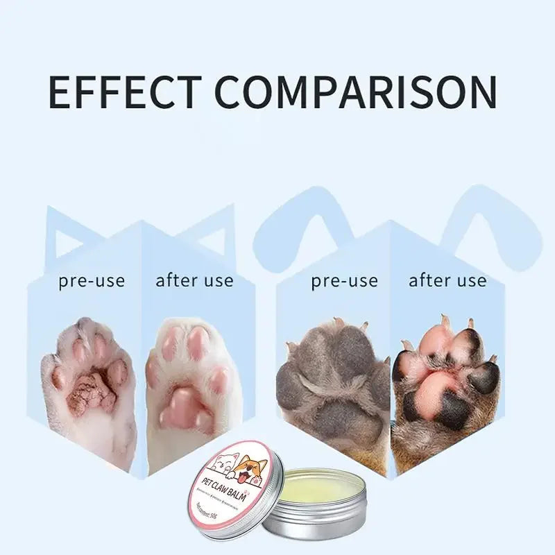 Baume Protécteur pour Pattes et Nez de Chien et Chat – Hydratant Réparateur, 50 g