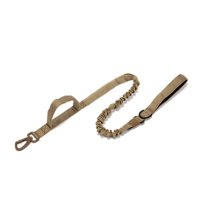 Ensemble Laisse & Collier Tactique pour Chien – Nylon Réfléchissant