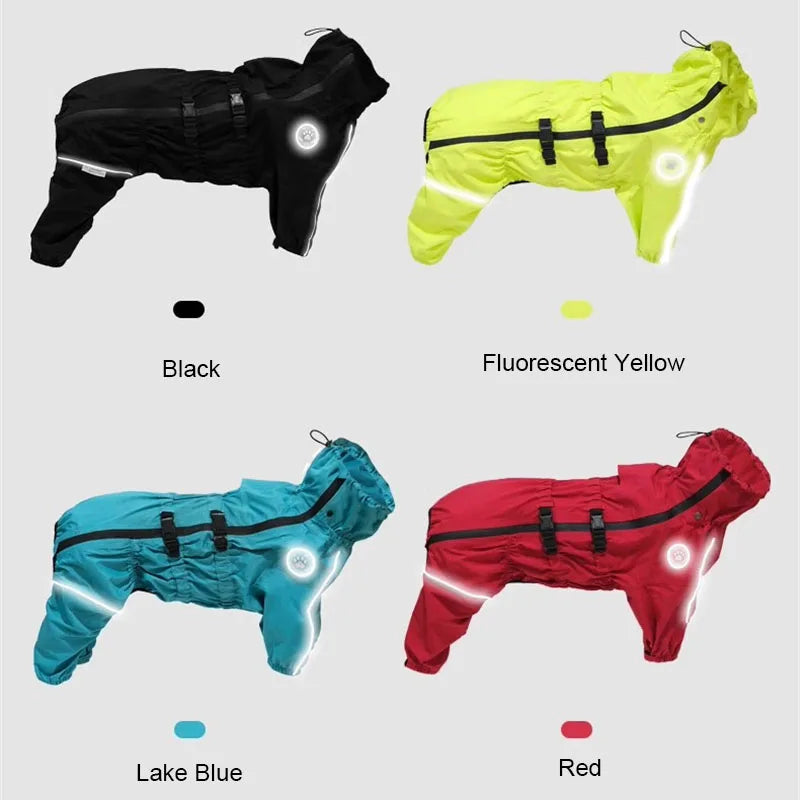 Manteau de pluie réfléchissant pour chien