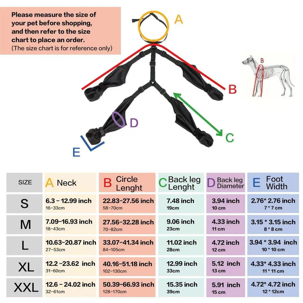 Bottes antidérapantes pour chien, protège-pattes