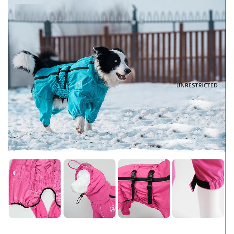 Manteau de pluie réfléchissant pour chien