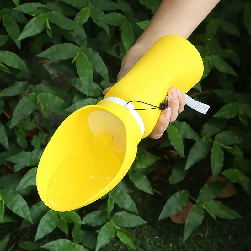 Bouteille d'eau pour chien pliable – Distributeur portable anti-fuite 550 ml
