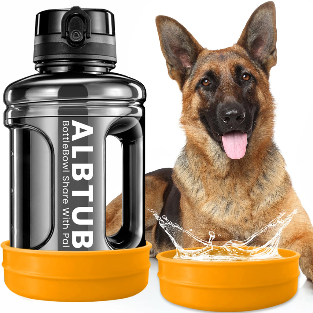 Distributeur d'eau pour chien 2,5L – Gourde portable pour randonnée, plage & camping