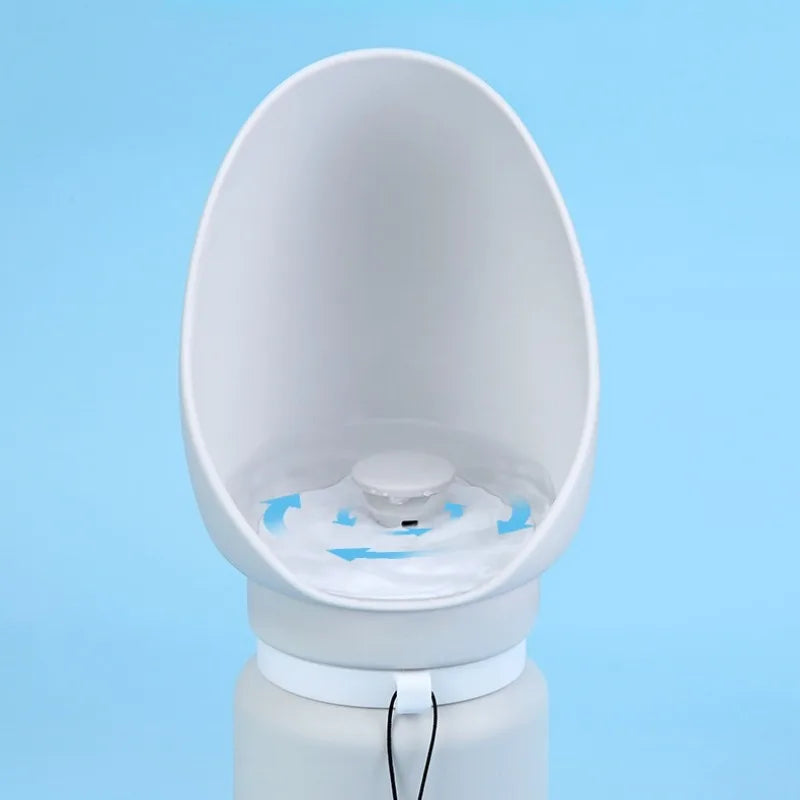 Bouteille d'eau pour chien pliable – Distributeur portable anti-fuite 550 ml