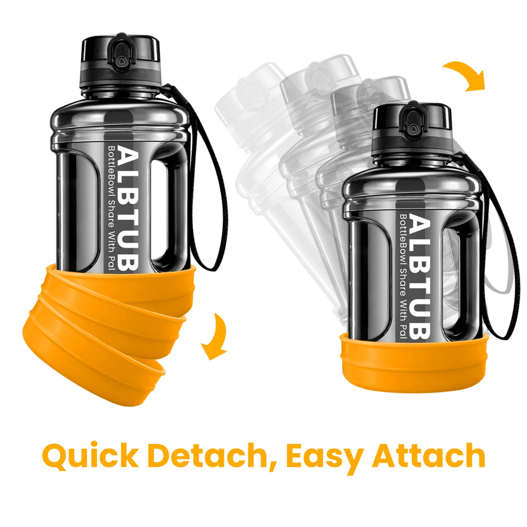 Distributeur d'eau pour chien 2,5L – Gourde portable pour randonnée, plage & camping