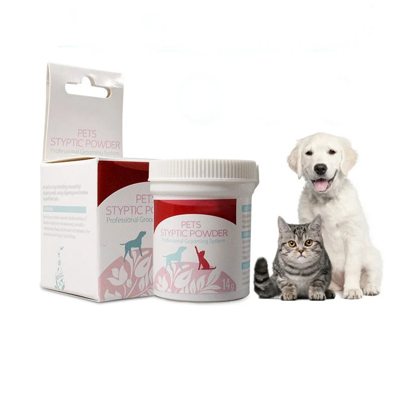 Poudre Hémostatique pour Chien et Chat – Arrêt Rapide des Saignements, 14 g