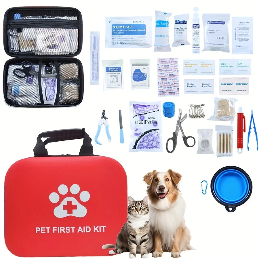 Trousse de Premiers Secours Chien et Chat – Portable, Camping & Randonnée