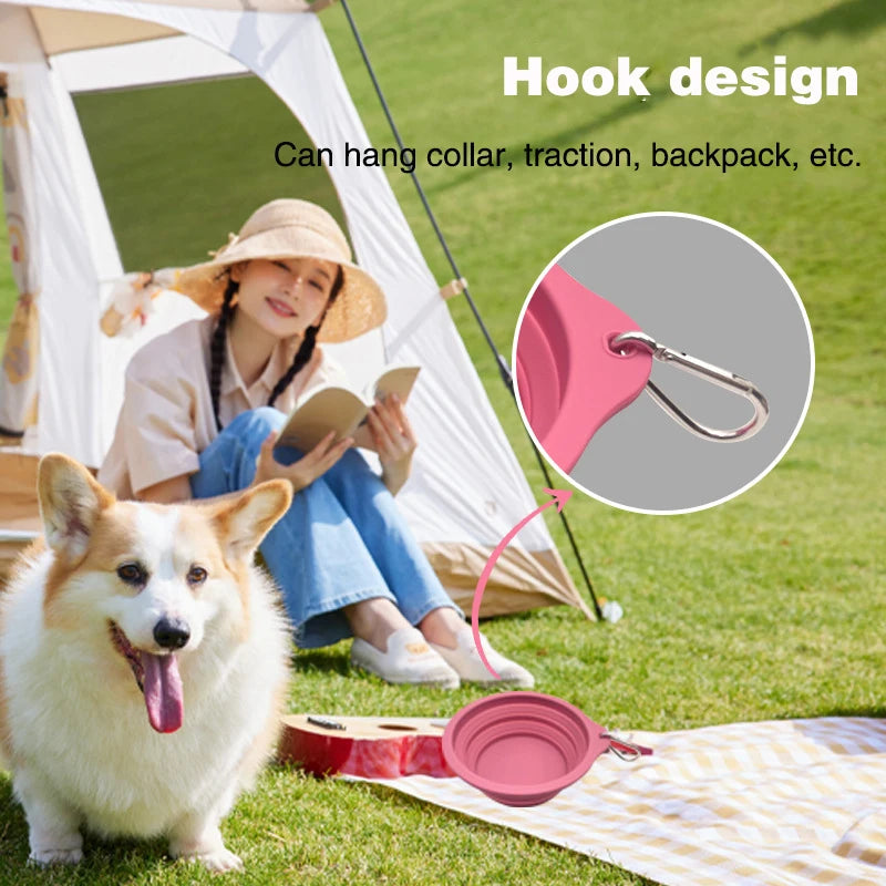 Bol Pliable Portable pour Chien – Gamelle de Voyage Légère