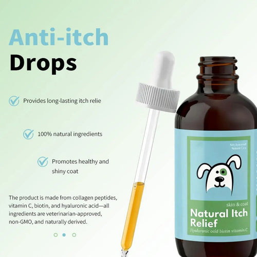 Soin apaisant pour la peau du chien, huile 60 ml
