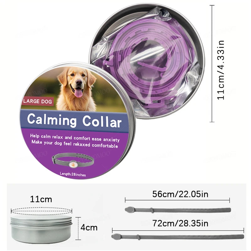 Collier Anti-Puces & Tiques Chien et Chat – Protection Naturelle 8 Mois, Citronnelle