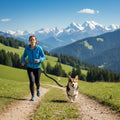 Laisse Mains Libres pour Chien – Ceinture de Taille Réglable, Course & Jogging