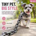 Laisse Chaîne en Plastique pour Chien – 1,5 m