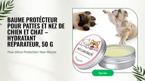 Baume Prot&eacute;cteur pour Pattes et Nez de Chien et Chat &ndash; Hydratant R&eacute;parateur, 50 g by@Outfy
